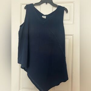 Navy Asymetrical top